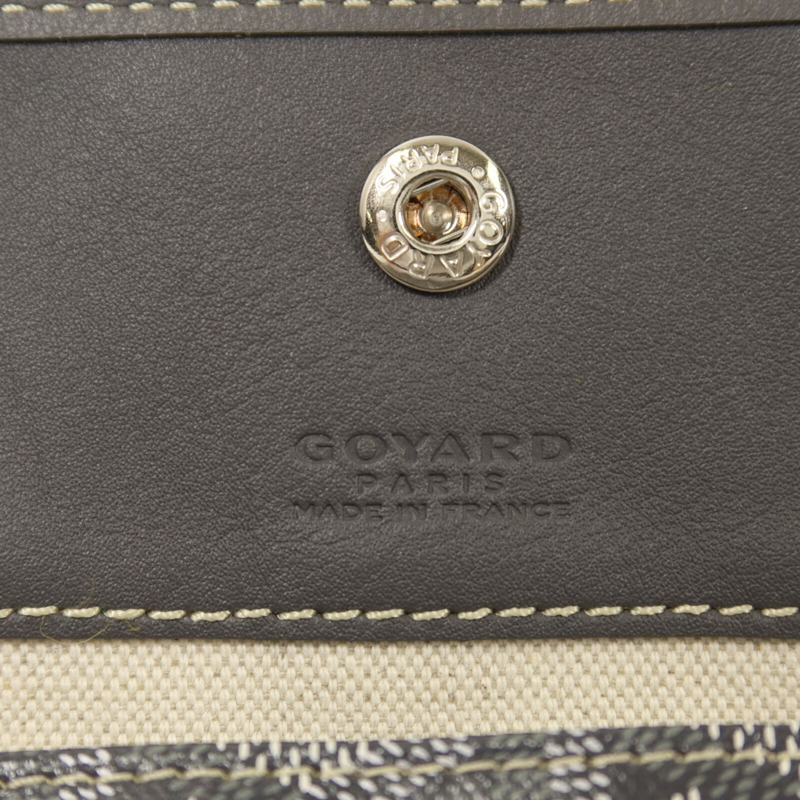 GOYARD 塗層帆布/牛皮皮革Anjou GM手挽袋-17