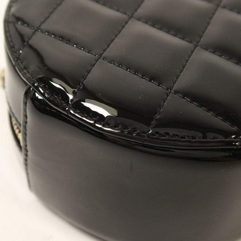 CHANEL 漆皮皮革Chain Shoulder鏈帶肩背袋-13