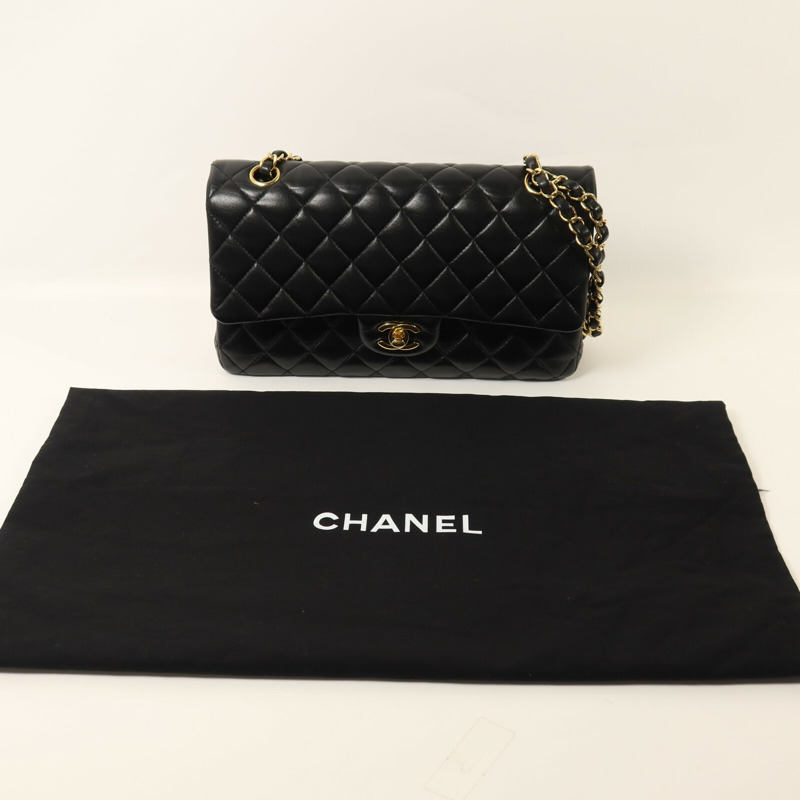CHANEL 羊皮皮革Classic 25鏈帶肩背袋-8