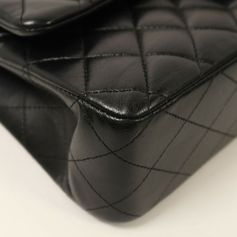 CHANEL 羊皮皮革Classic 25鏈帶肩背袋-10