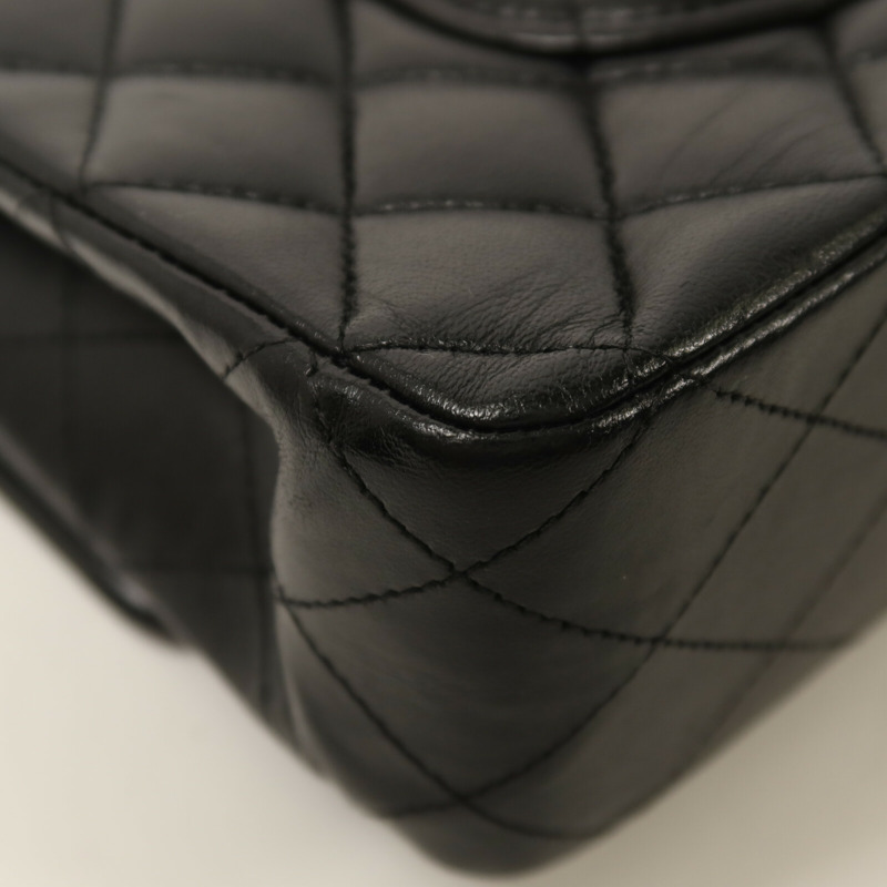 CHANEL 羊皮皮革Classic 25鏈帶肩背袋-12