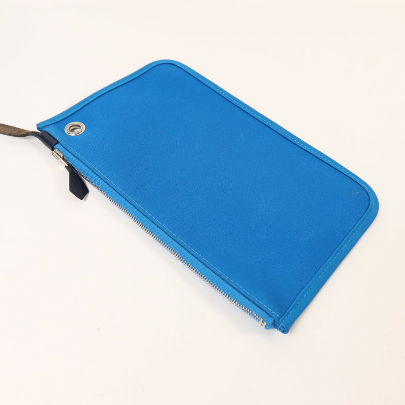 HERMES 帆布Herbag PM手挽肩背兩用袋Bleu Zanzibar-16