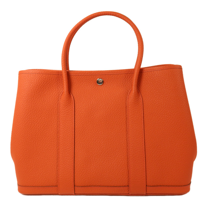 HERMES Negonda皮革Garden Party PM手挽袋Feu-1