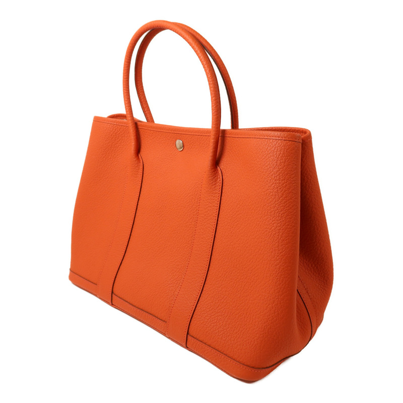 HERMES Negonda皮革Garden Party PM手挽袋Feu-2