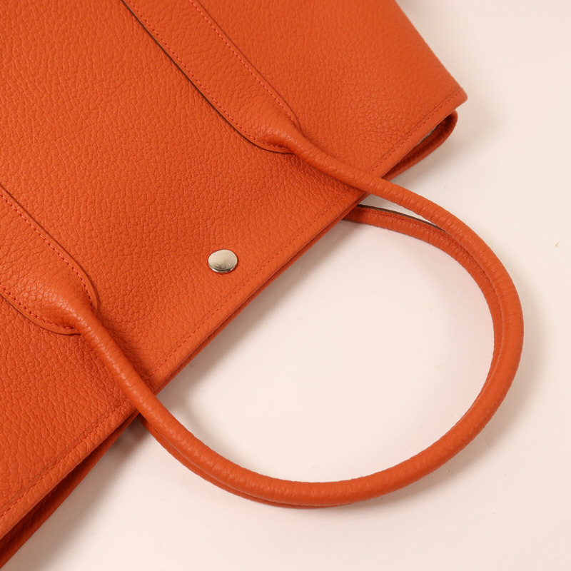 HERMES Negonda皮革Garden Party PM手挽袋Feu-7