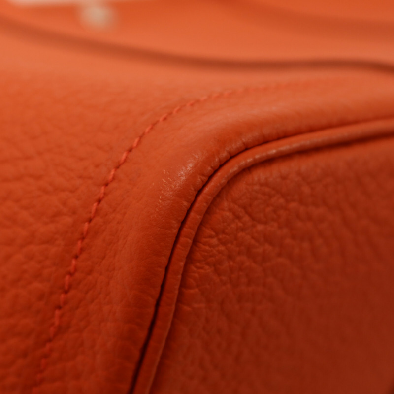 HERMES Negonda皮革Garden Party PM手挽袋Feu-12