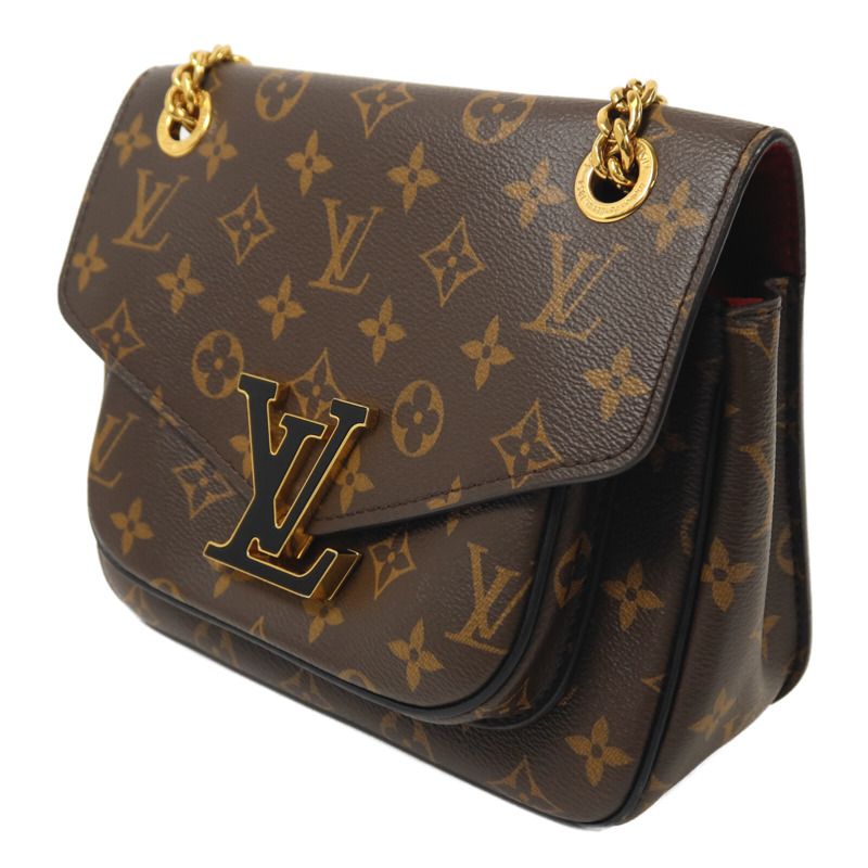 LOUIS VUITTON Monogram Passy鏈帶肩背袋-2