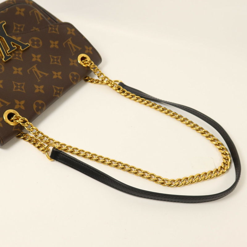 LOUIS VUITTON Monogram Passy鏈帶肩背袋-7