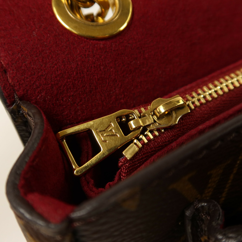 LOUIS VUITTON Monogram Passy鏈帶肩背袋-9