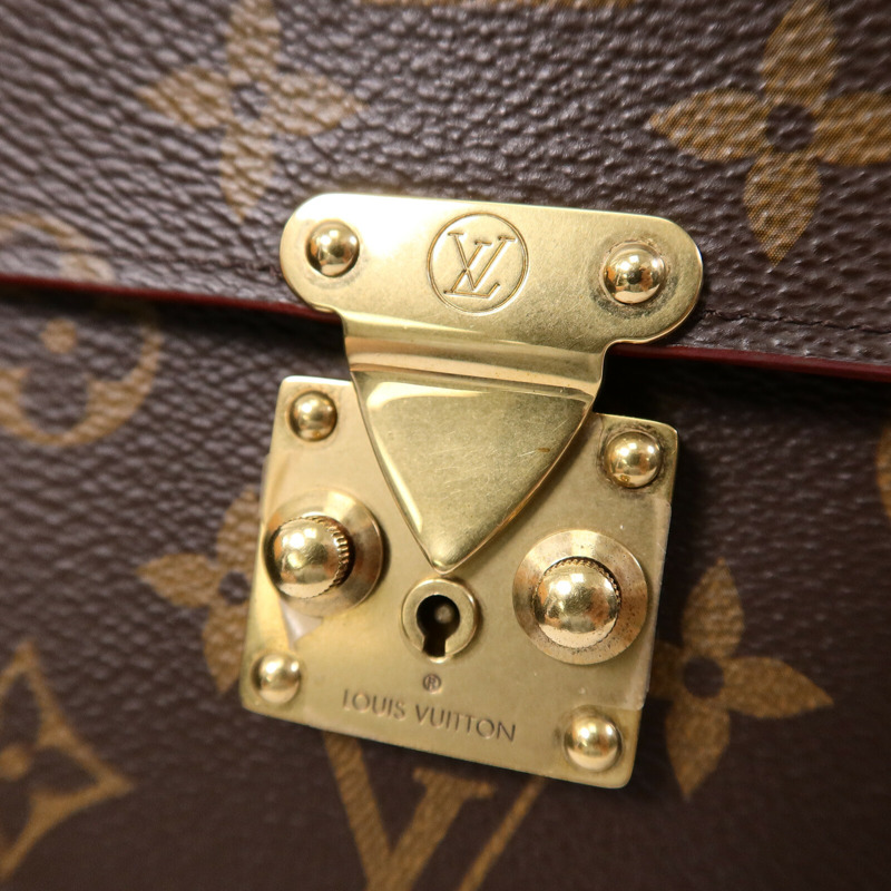 LOUIS VUITTON Monogram S Lock Belt Pouch GM腰包-6