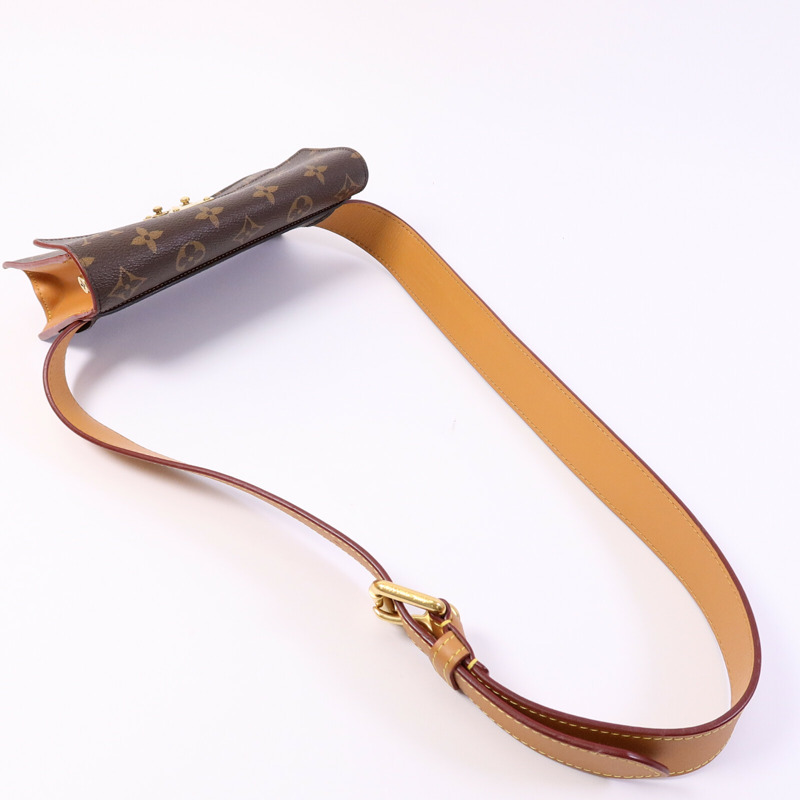 LOUIS VUITTON Monogram S Lock Belt Pouch GM腰包-8