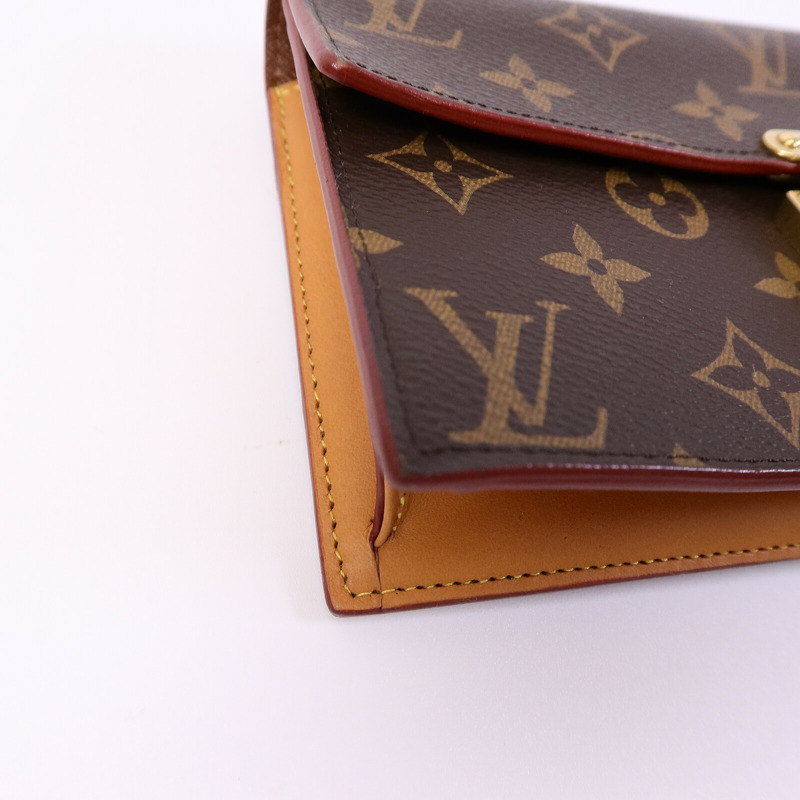 LOUIS VUITTON Monogram S Lock Belt Pouch GM腰包-11