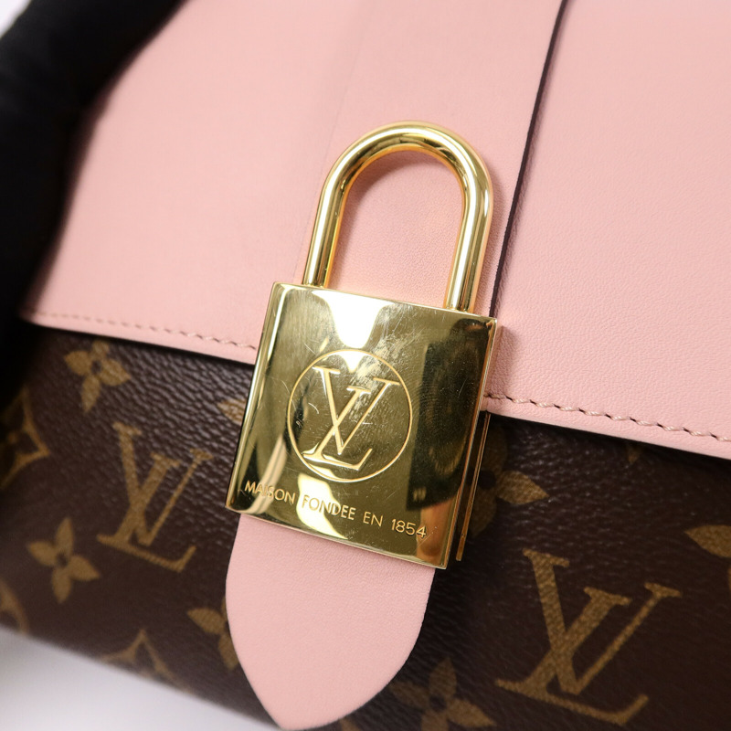 LOUIS VUITTON Monogram Locky BB金扣手挽肩背兩用袋-6