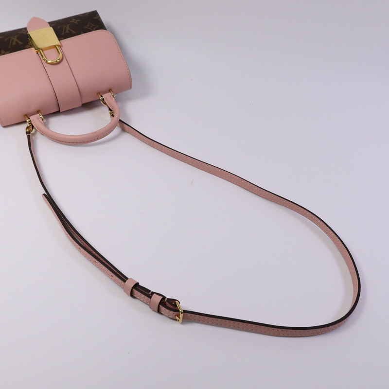LOUIS VUITTON Monogram Locky BB金扣手挽肩背兩用袋-8