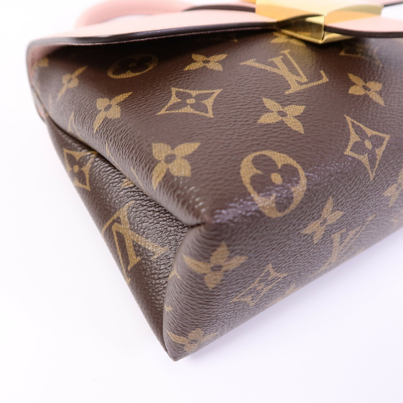 LOUIS VUITTON Monogram Locky BB金扣手挽肩背兩用袋-10