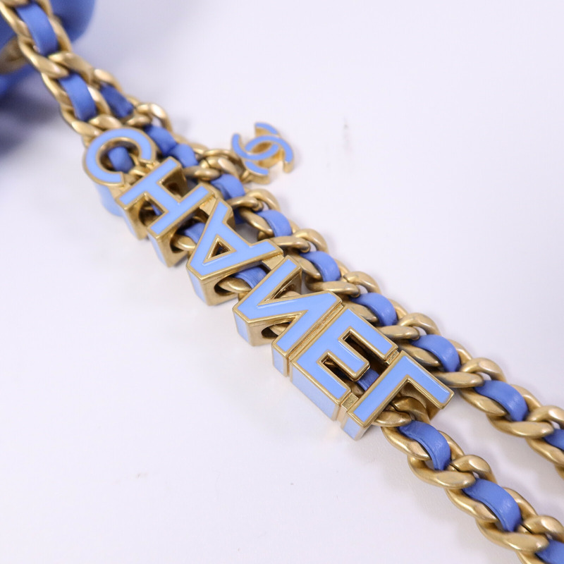 CHANEL 羊皮皮革Chain Shoudler Bag鏈帶肩背袋-6