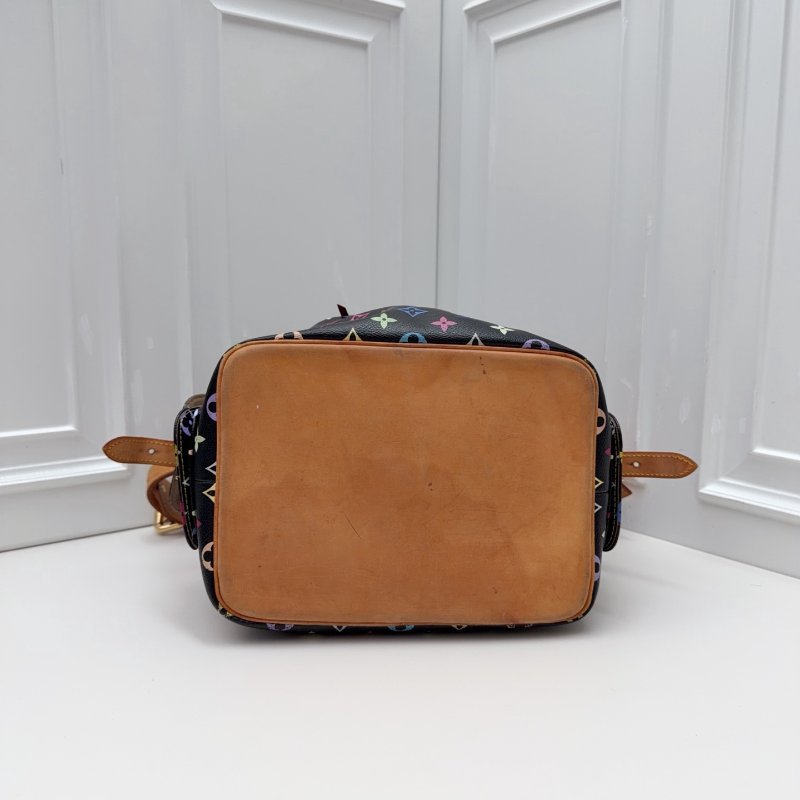 路易威登/Louis Vuitton 村上隆黑三彩Noé水桶包-3