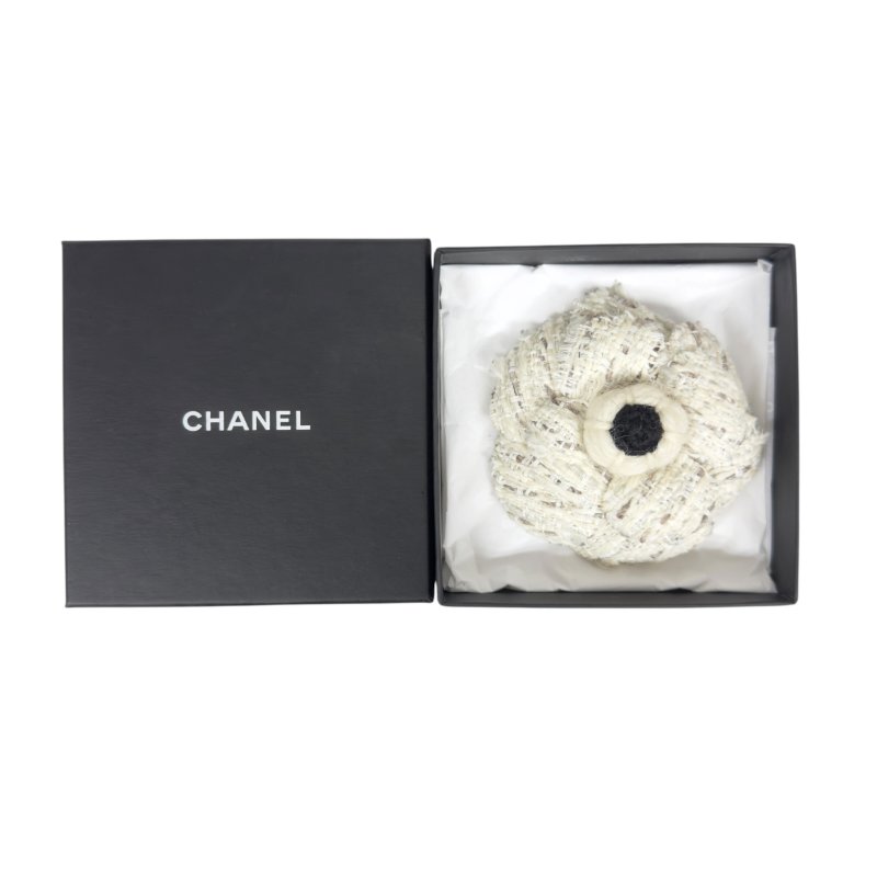 CHANEL 中古 山茶花 胸針-2