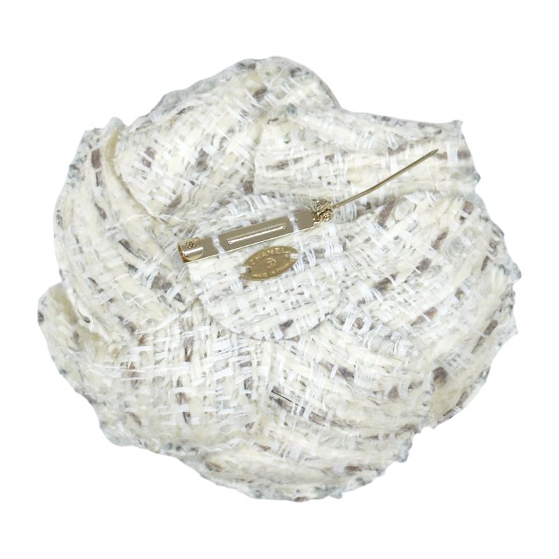 CHANEL 中古 山茶花 胸針-6