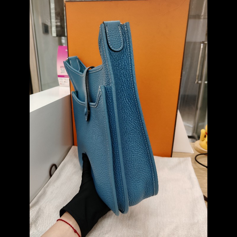Hermes Evelyne 29
牛仔藍色白線-3