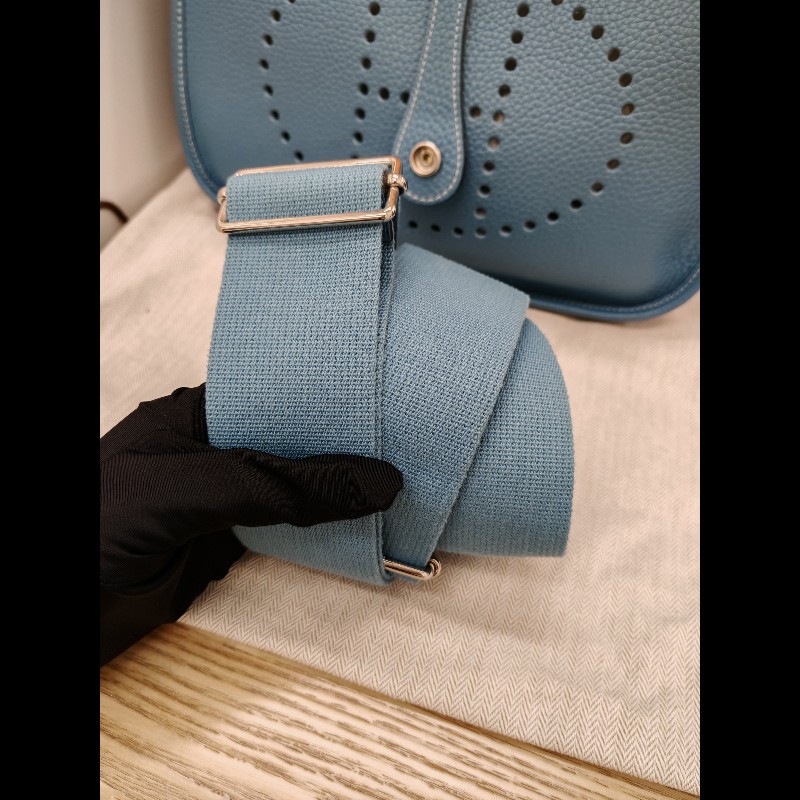 Hermes Evelyne 29
牛仔藍色白線-16