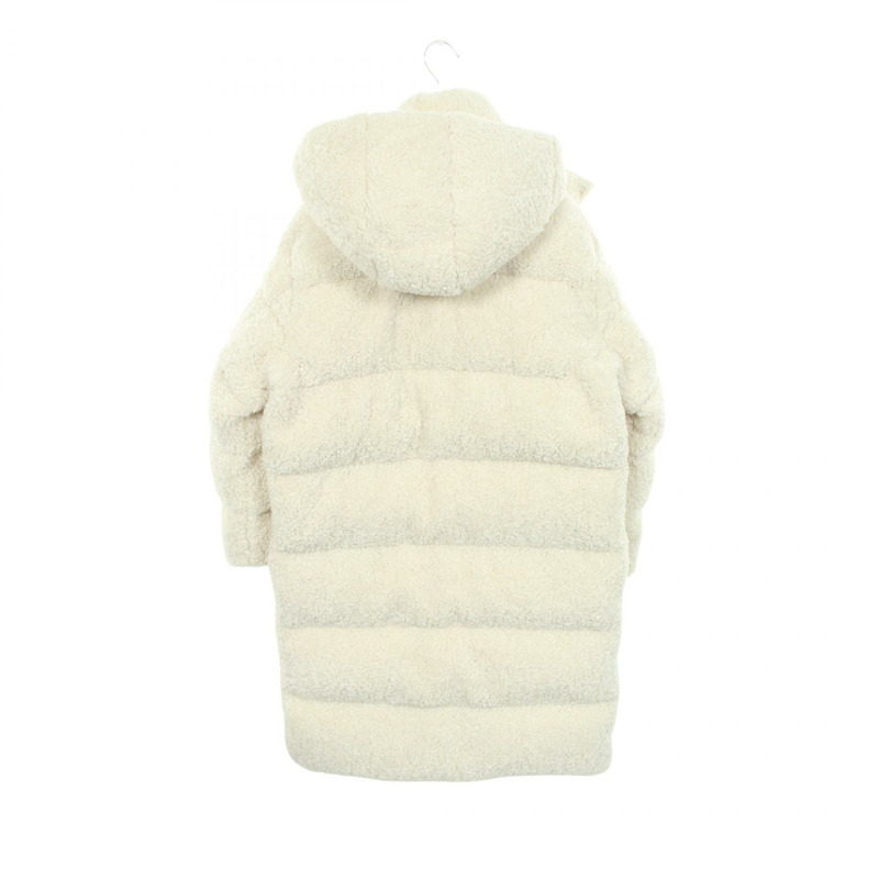 MONCLER HAINARDIA 長版羽絨外套 1C00059 聚酯纖維 白色 二手 女款 #2-1