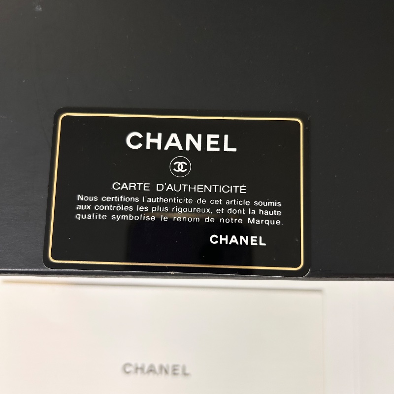 Chanel 雙 C 絎縫皮革翻蓋鏈條把手鏈帶手提包肩背包 A98549-41