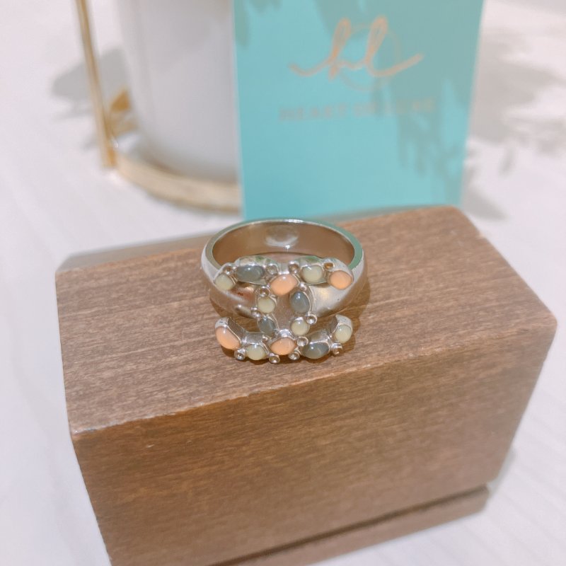 TK2046 Chanel 香奈兒CC扣指輪 CC Crystal Encrusted Baroque Ring-3