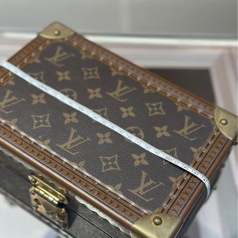 LV路易威登 經典Coffret Tresor24老花收納箱 硬箱子 尺寸：24x13x17cm 編碼款-3