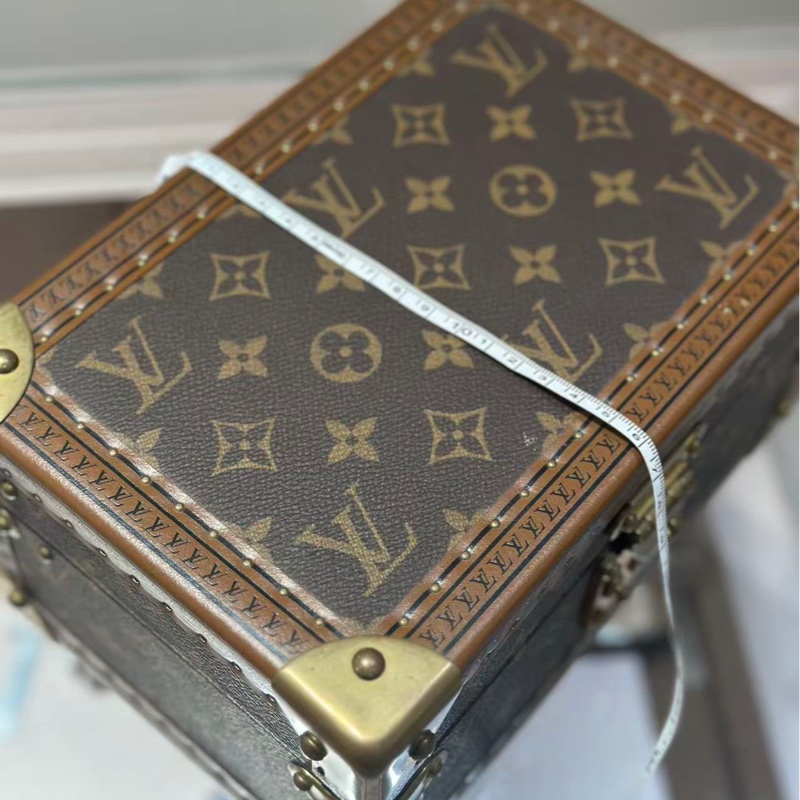 LV路易威登 經典Coffret Tresor24老花收納箱 硬箱子 尺寸：24x13x17cm 編碼款-4