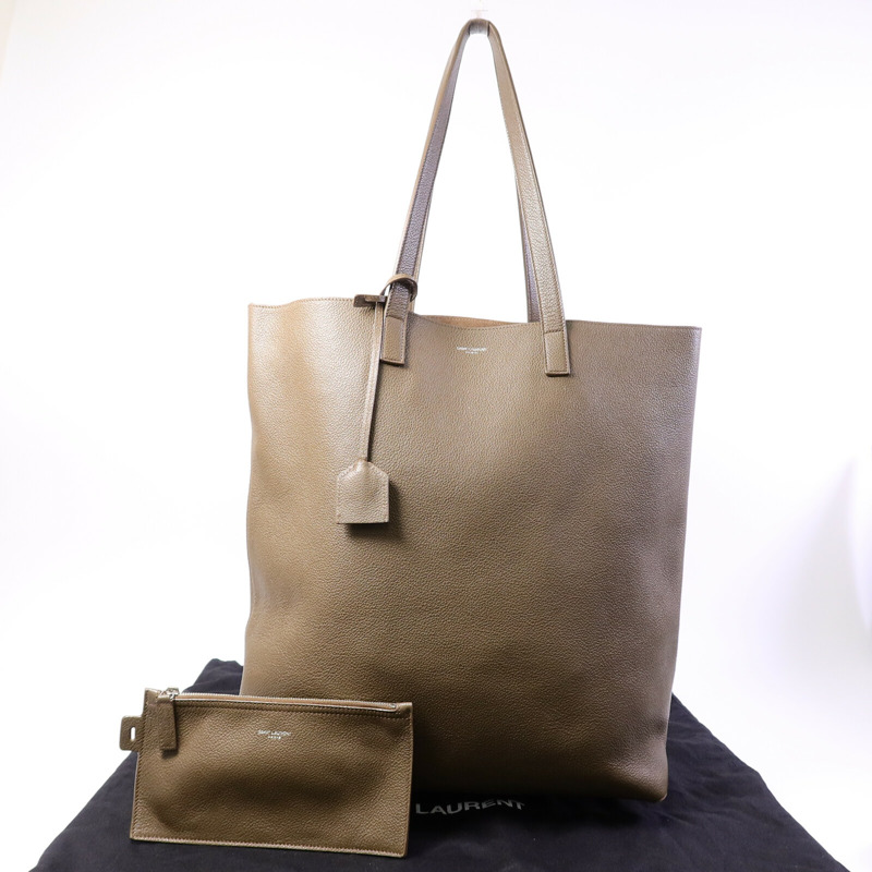 SAINT LAURENT 牛皮皮革Tote Bag手挽袋-8