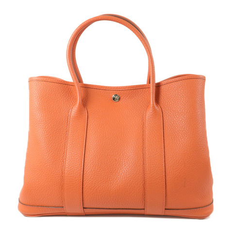 HERMES Negonda皮革Garden Party PM手挽袋Sanguine
