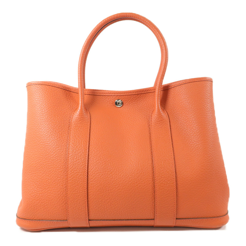 HERMES Negonda皮革Garden Party PM手挽袋Sanguine-1