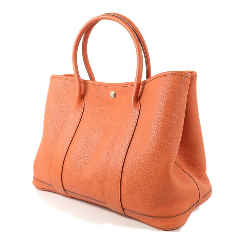 HERMES Negonda皮革Garden Party PM手挽袋Sanguine-2
