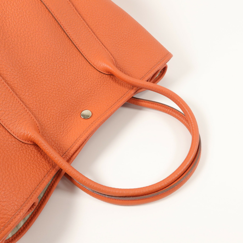 HERMES Negonda皮革Garden Party PM手挽袋Sanguine-7