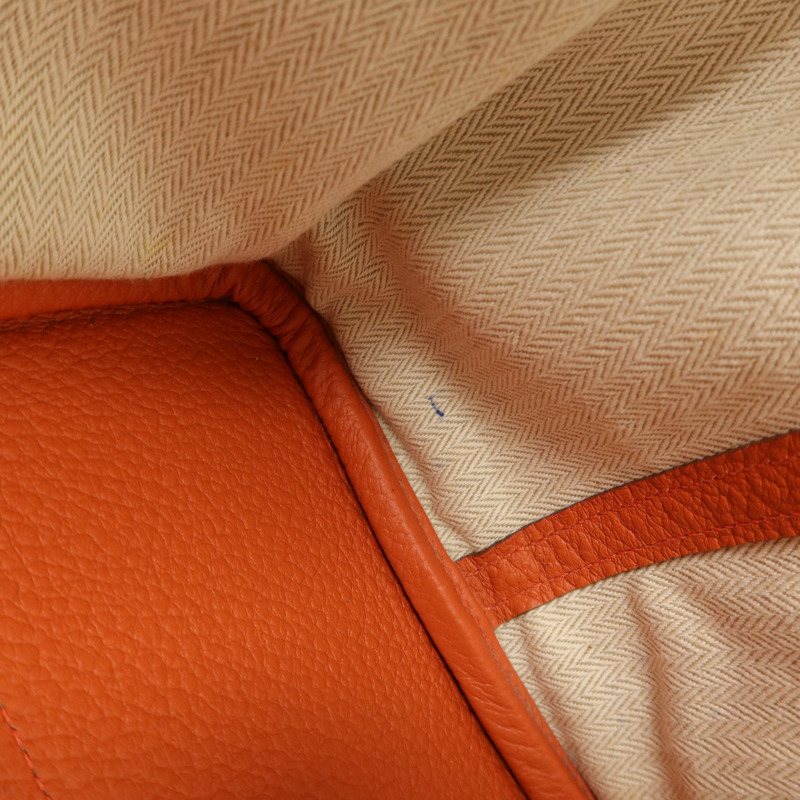 HERMES Negonda皮革Garden Party PM手挽袋Sanguine-17