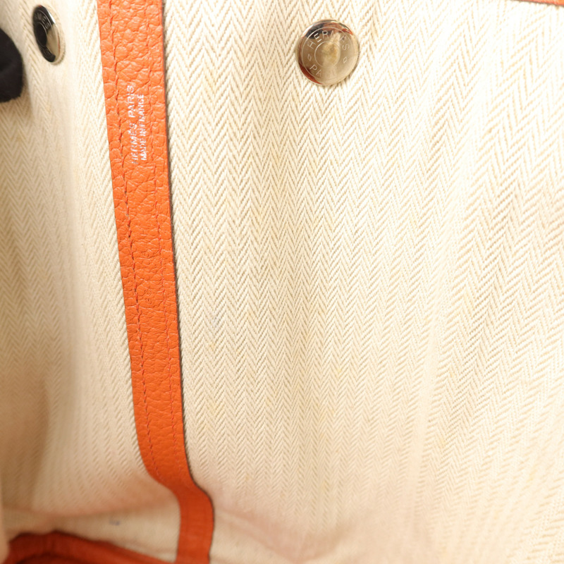 HERMES Negonda皮革Garden Party PM手挽袋Sanguine-18