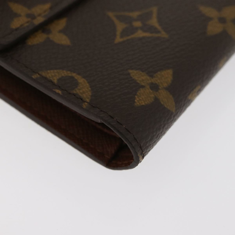 【日本直送】路易威登 Monogram Porte Tresor Etui Papie 錢包 M61202 LV Auth 179770V-13