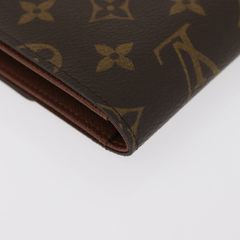 【日本直送】路易威登 Monogram Porte Tresor Etui Papie 錢包 M61202 LV Auth 179770V-15