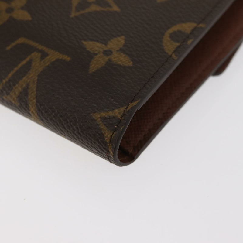 【日本直送】路易威登 Monogram Porte Tresor Etui Papie 錢包 M61202 LV Auth 179770V-16
