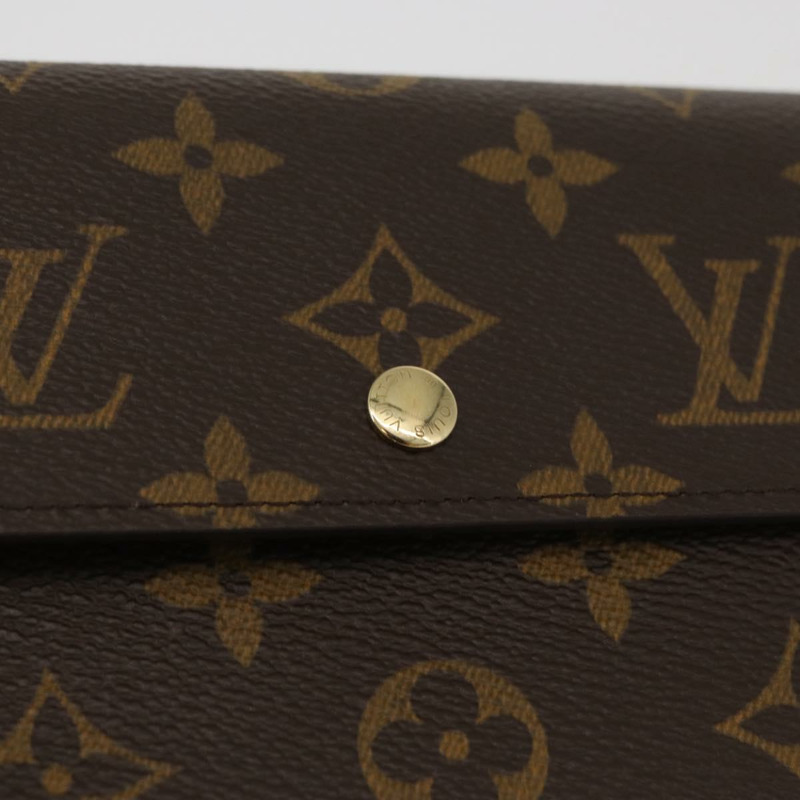 【日本直送】路易威登 Monogram Porte Tresor Etui Papie 錢包 M61202 LV Auth 179770V-17