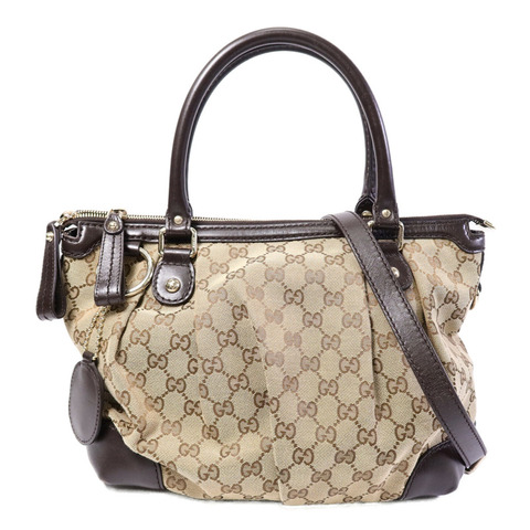 GUCCI 帆布2 Way Shoulder Bag手挽肩背兩用袋
