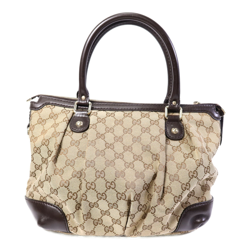 GUCCI 帆布2 Way Shoulder Bag手挽肩背兩用袋-1