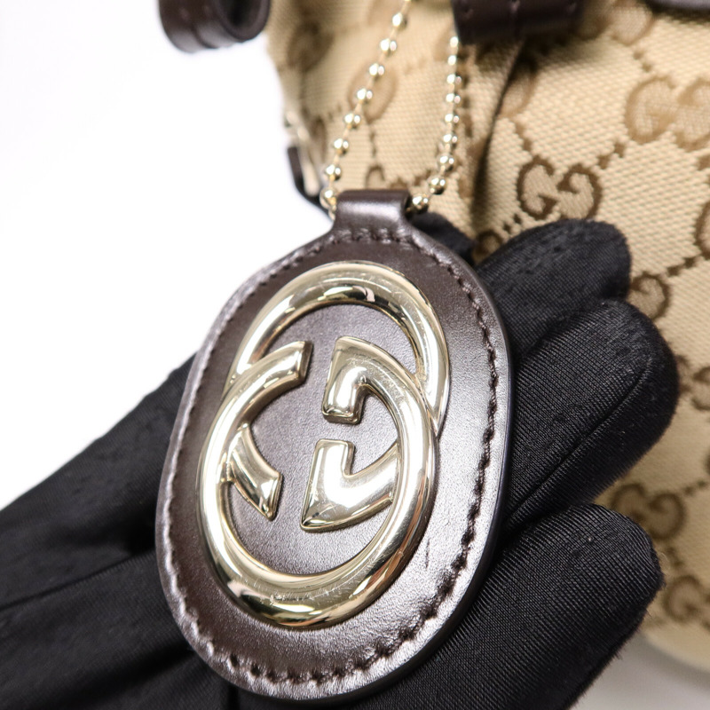 GUCCI 帆布2 Way Shoulder Bag手挽肩背兩用袋-6