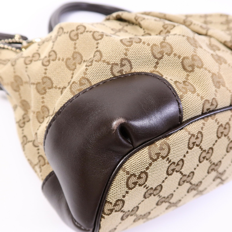 GUCCI 帆布2 Way Shoulder Bag手挽肩背兩用袋-11