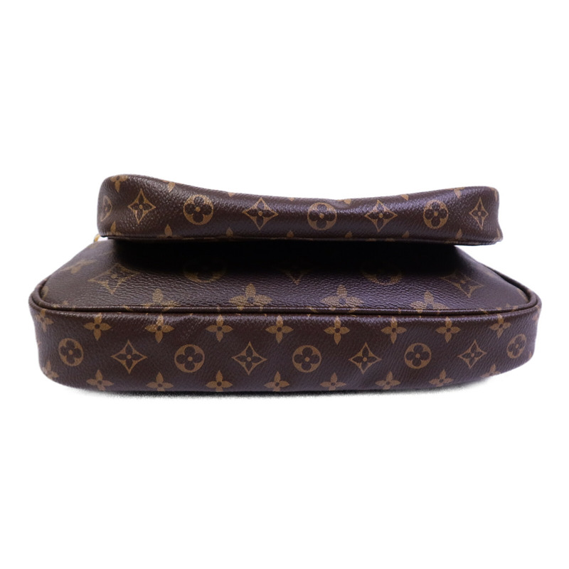 LOUIS VUITTON Monogram Multi Pochette Accessoires金扣肩背袋-3