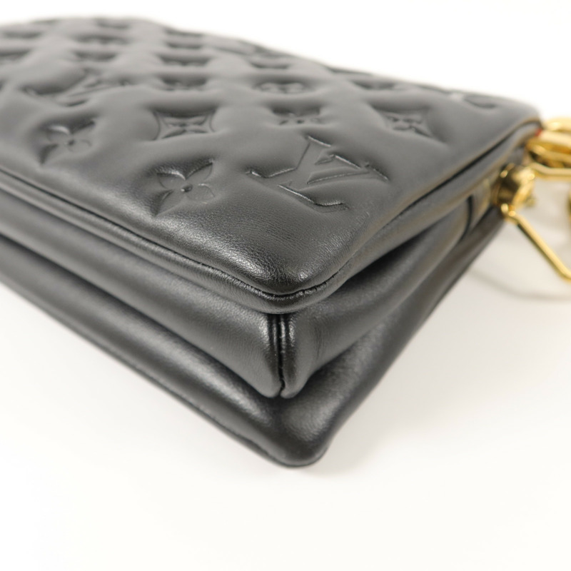 LOUIS VUITTON Monogram Embossed Puffy Coussin BB鏈帶手挽肩背兩用袋-11