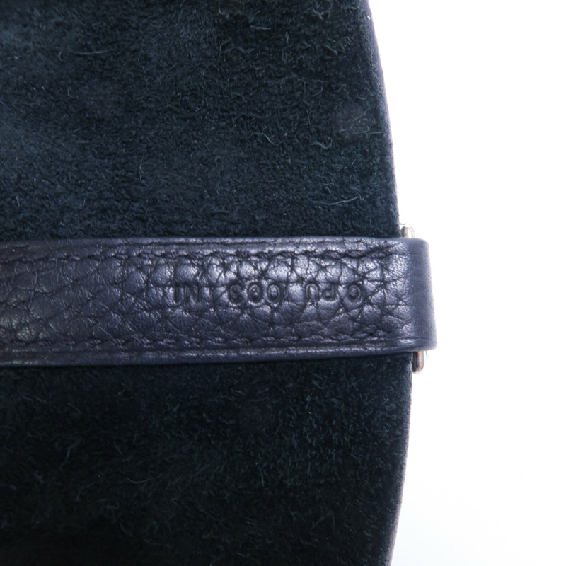 HERMES Clemence皮革Picotin MM手挽袋Noir-6