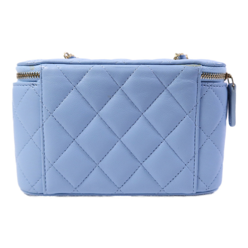 CHANEL 羊皮皮革Vanity Case鏈帶肩背袋-1