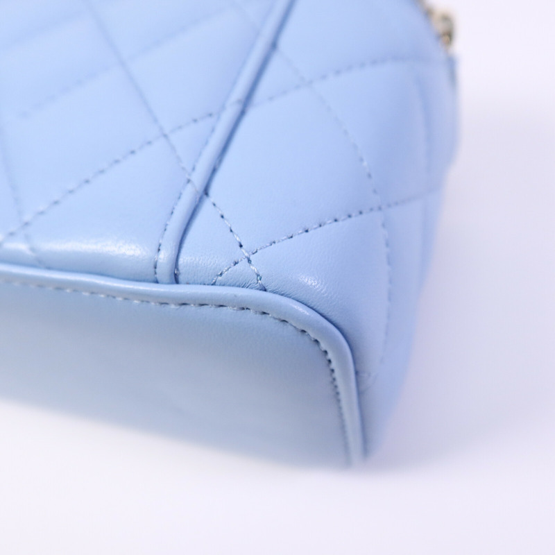 CHANEL 羊皮皮革Vanity Case鏈帶肩背袋-14